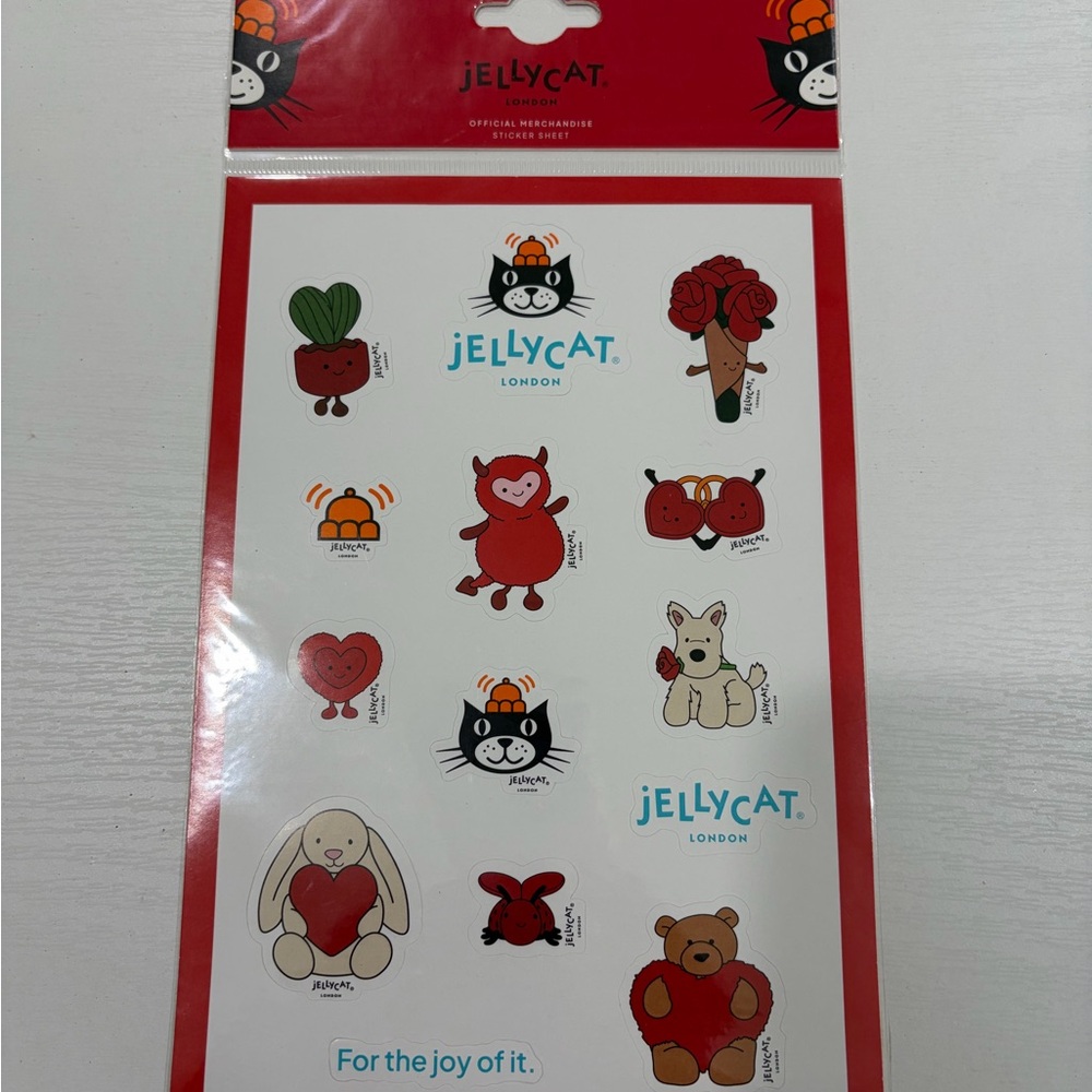 Authentic Jellycat Assorted Character Sticker Packs - Picture 5 of 5